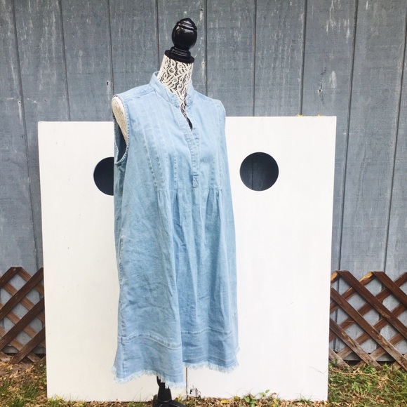 hope and harlow denim dress